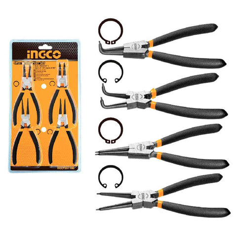 Ingco Circlip Pliers Set 4Pcs HCCPS01180 