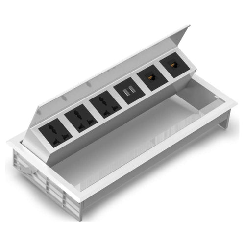 MX Access Flap Up Socket Pop Up Box Silver MX 7009 