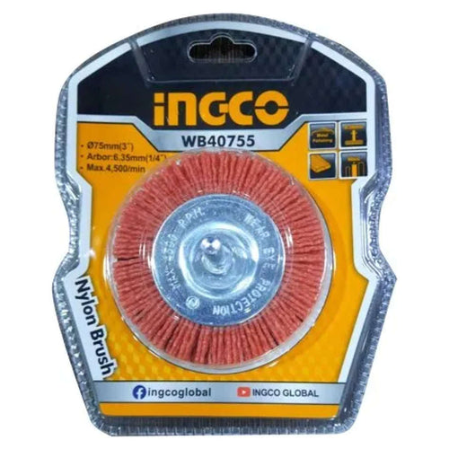 Ingco Nylon Wheel Brush 75mm WB40755 