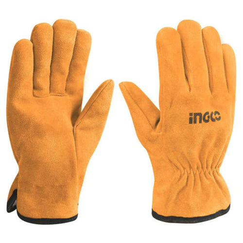 Ingco Leather Gloves 10Inch HGVC02 