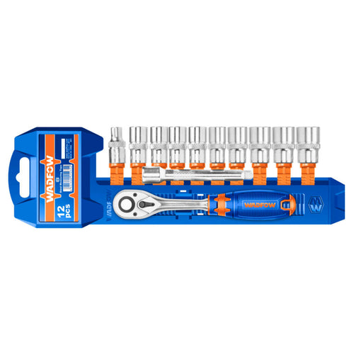 Wadfow Socket Set 1/4Inch 12Pcs WST4212 