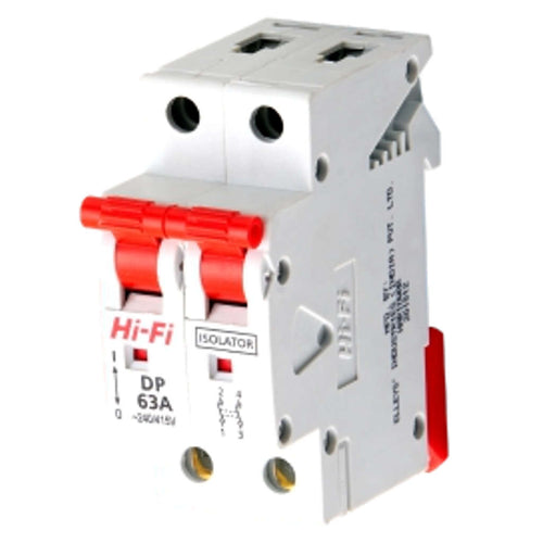 Hi-Fi Double Pole Isolator 63A 911 102 