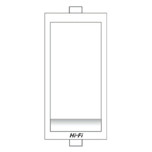 Hi-Fi Flatino 10AX 1 Way Switch With Spark Shield White 81001 