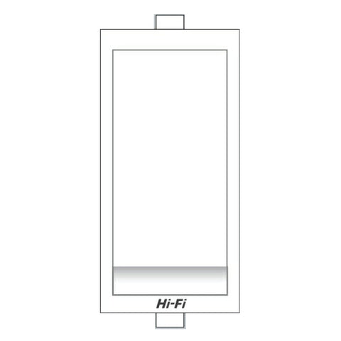 Hi-Fi Flatino 10AX 1 Way Switch With Spark Shield White 81001 