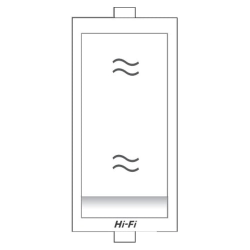 Hi-Fi Flatino 10AX 2 Way Switch With Spark Shield White 81002 