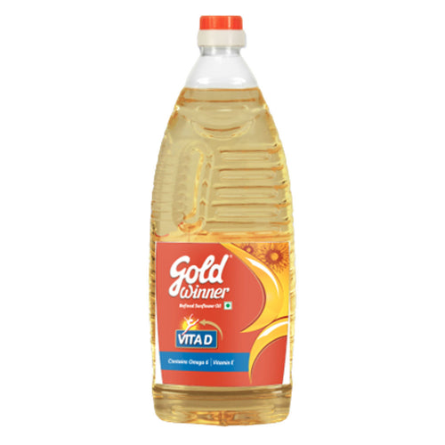 Gold Winner Refined Sunflower Oil 1 Ltr Pet Bottle 
