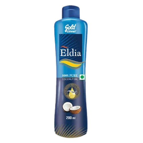 Eldia Pure Coconut Oil 200 ml Pet Bottle 