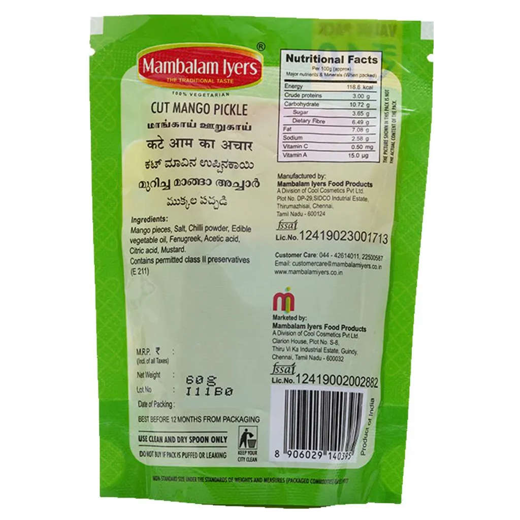 Mambalam Iyers Mango Pickle 60gm