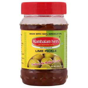 Mambalam Iyers Lime Pickle 200gm (Buy 1 Get 1 Offer) 