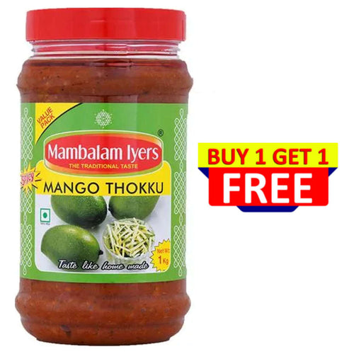 Mambalam Iyers Mango Thokku 1Kg (Buy 1 Get 1 Offer) 