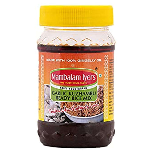 Mambalam Iyers Garlic Kuzhambu Rice Mix 200gm (Buy 1 Get 1 Offer) 