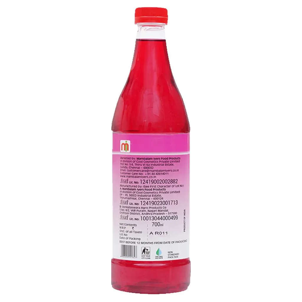 Mambalam Iyers Rose Sarbath 700ml