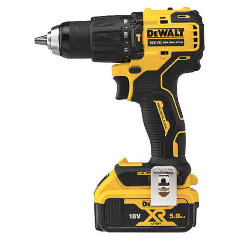 Dewalt Brushless Compact Hammer Drill Driver 18V DCD709S2T-QW 