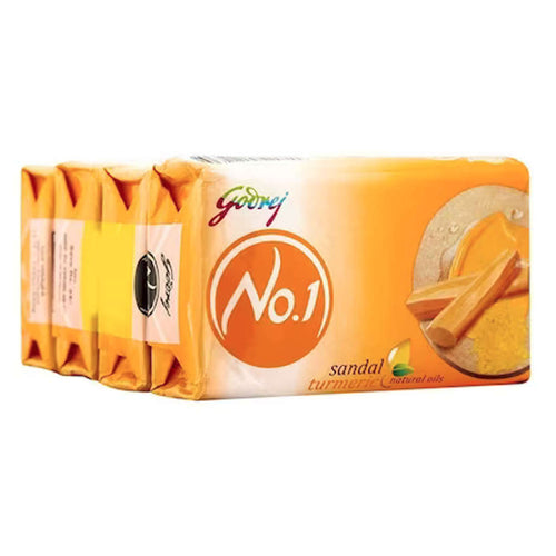 Godrej No.1 Sandal And Turmeric Bath Soap Pack Of 4 Rs.40 