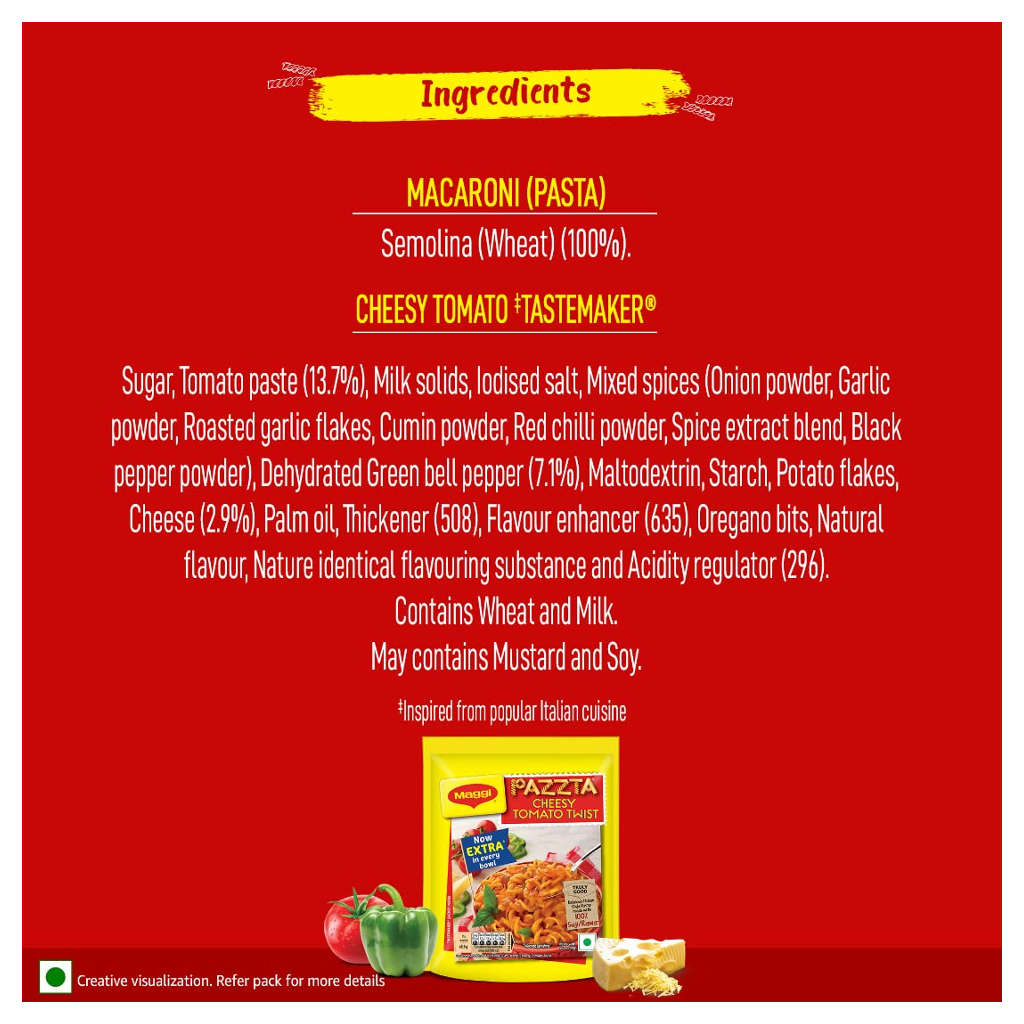 Nestle Maggi Pazzta Cheesy Tomato Twist 64g