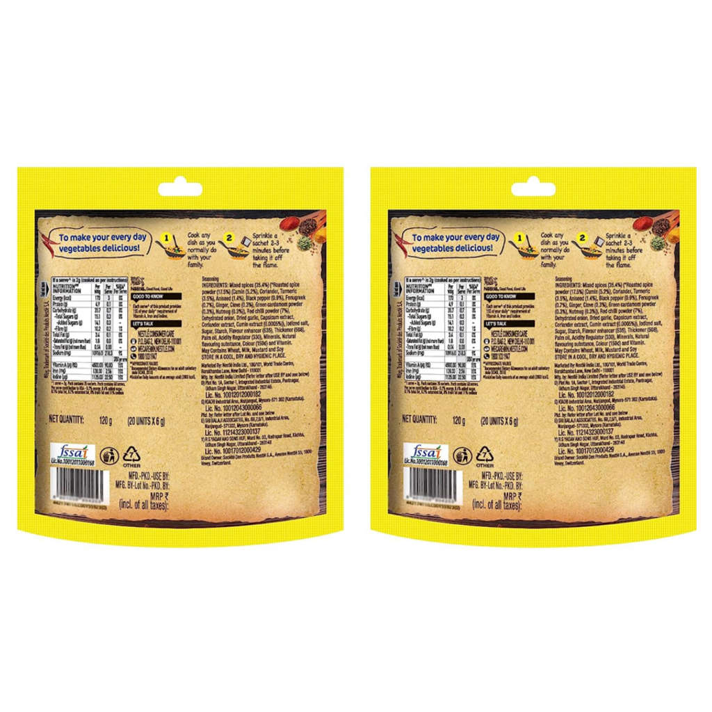 Nestle Maggi Masala-Ae-Magic Mega Pack 120g (Pack Of 2)