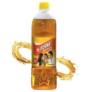 Porna Gingelly Oil 1 Litre Pet Bottle 