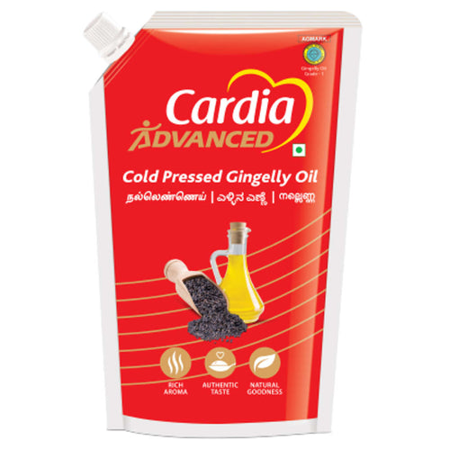 Cardia Advanced Cold Pressed Gingelly Oil 1 Litre 