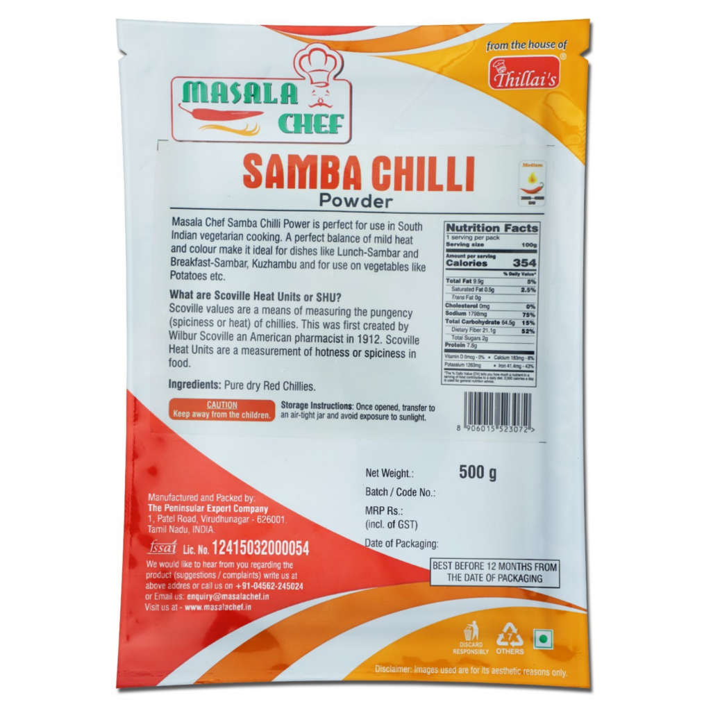 Masala Chef Samba Chilli Powder 500g
