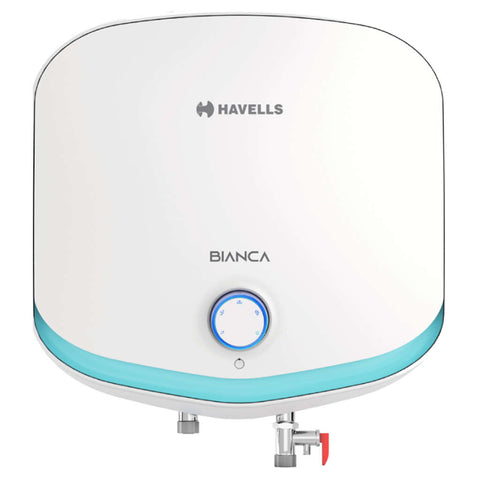Havells Bianca Electric Storage Water Heater Litre White Blue GHWCBNTWH006