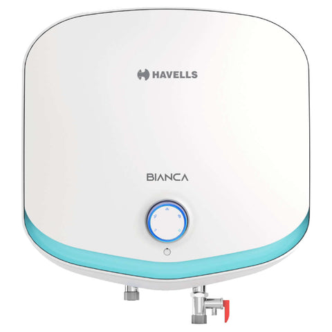 Havells Bianca Electric Storage Water Heater 10 Litre White Blue GHWCBNTWH010 