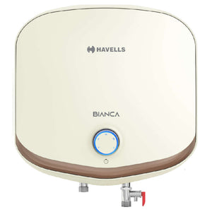 Havells Bianca Electric Storage Water Heater 10 Litre Ivory Champagne Gold GHWCBNTIV010 