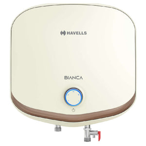 Havells Bianca Electric Storage Water Heater 15 Litre Ivory Champagne Gold GHWCBNTIV015 