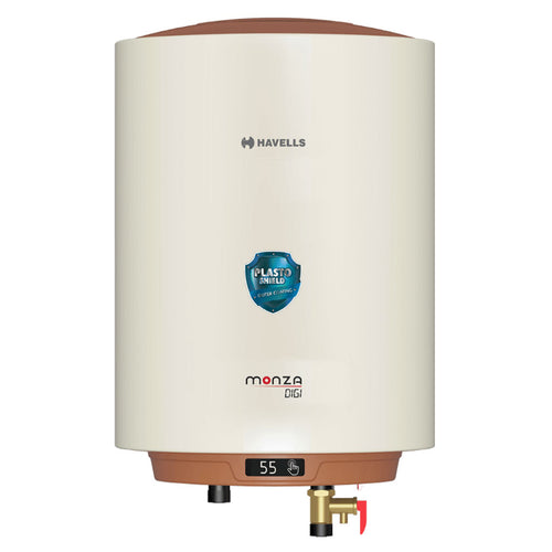 Havells Monza Digi Storage Water Heater 15L Ivory Brown GHWAMJSIB015 