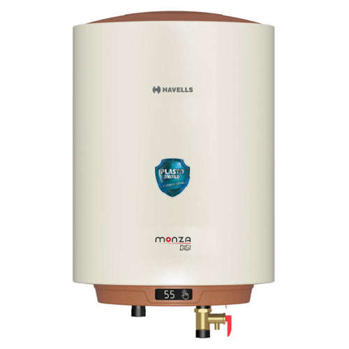 Havells Monza Digi Storage Water Heater 25L Ivory Brown GHWAMJSIB025 