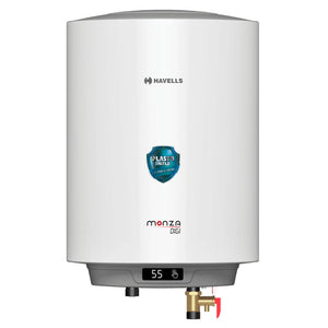 Havells Monza Digi Storage Water Heater 25L White Grey GHWAMJSWG025 