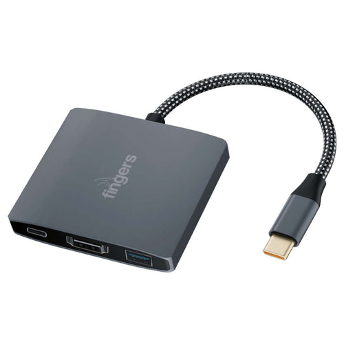 Fingers TopNotch 3-In-1 Type C USB Hub 