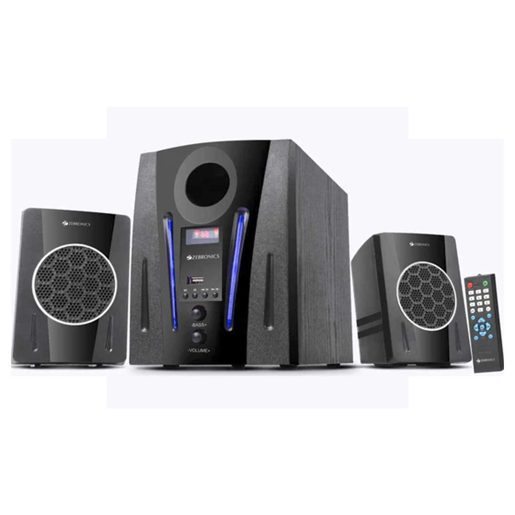 Zebronics 2.1 Channel Wireless Bluetooth Multimedia Speaker Zeb-BT2150RUF 