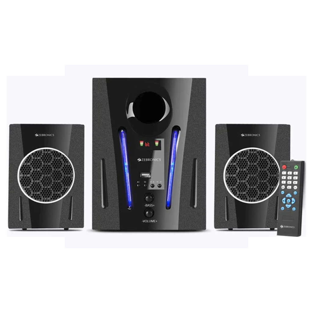 Zebronics 2.1 Channel Wireless Bluetooth Multimedia Speaker Zeb-BT2150RUF