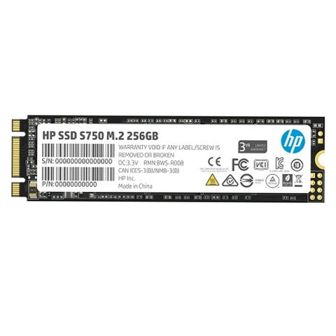 HP S750 M.2 SATA Solid State Drive 256GB 6C9P5AA 