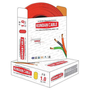 Kundan Cab P.V.C. Insulated Single Core Unsheathed Flexible Cable 90 Mtrs 1 Sq.mm KC 2 