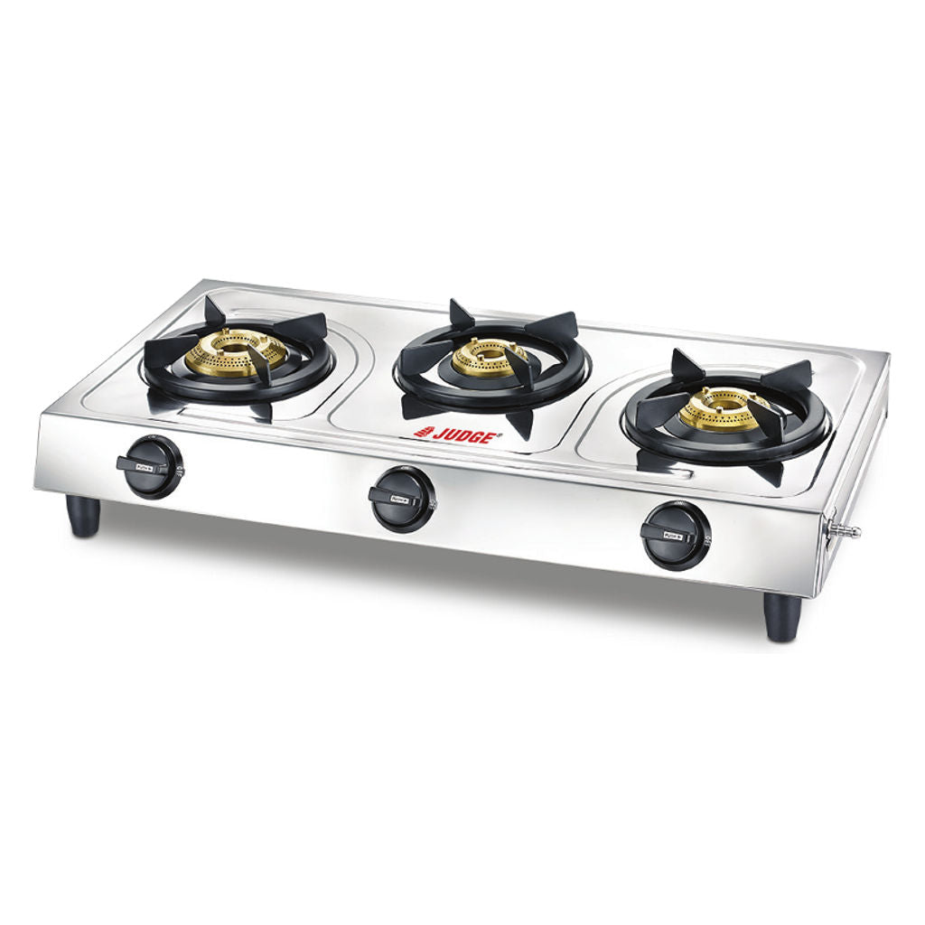 Buy Judge Aura Delight LP Stainless Steel Gas Stove 3Burner