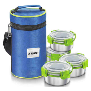 Judge TiffinBox With Pouch 4Pcs 
