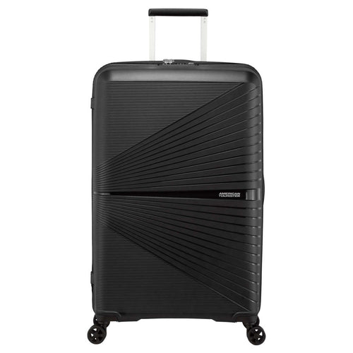 American Tourister Airconic Check In Luggage AMT 77 Cm Polypropylene Hard Trolley Suitcase Black 