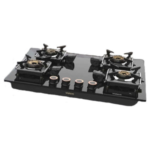 Vidiem Vogue 4 Burner Glass Top Gas Stove 