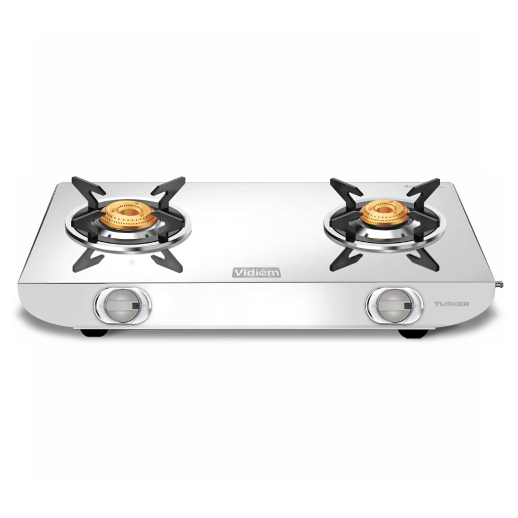 Buy Vidiem Tusker Stainless Steel Gas Stove 2 Burner Online at