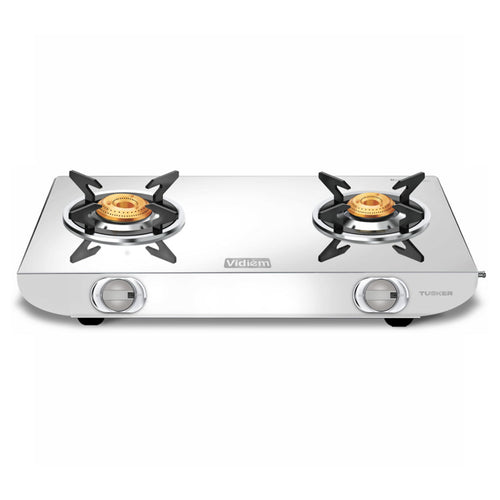Vidiem Tusker Stainless Steel Gas Stove 2 Burner 