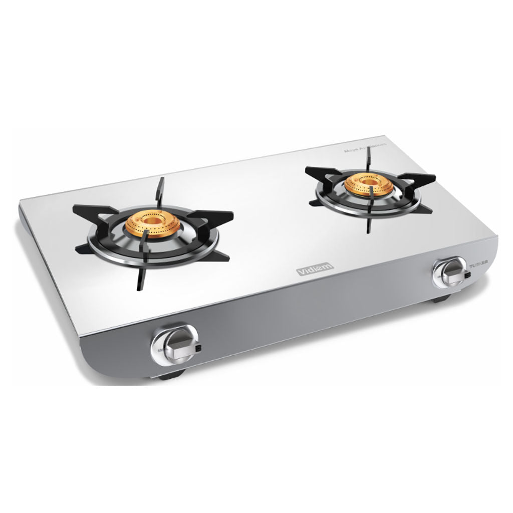 Vidiem Tusker Stainless Steel Gas Stove 2 Burner