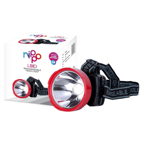 Nippo LED Rechargeable Head Lamp 3W 