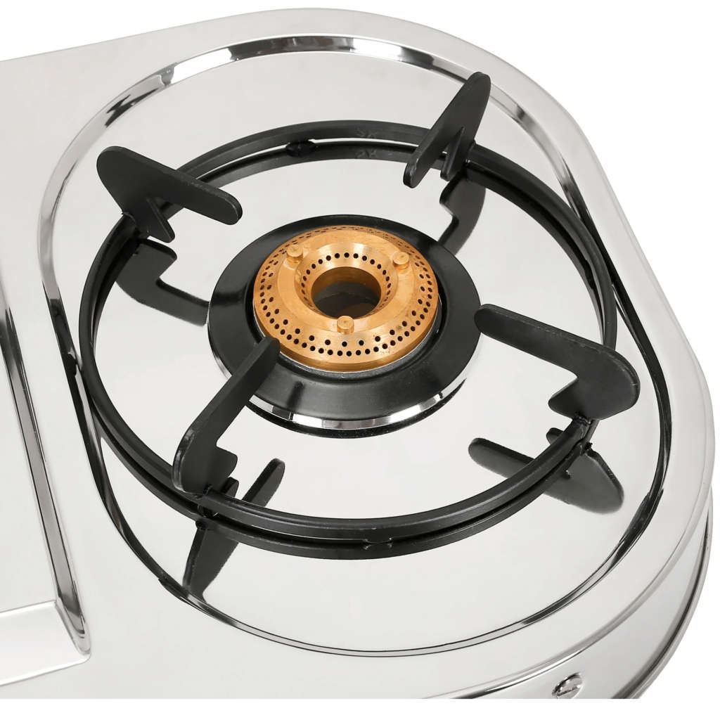 Faber Crystal Stainless Steel Cooktop 2 Brass Burner