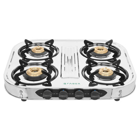 Faber 4 burner stainless shop steel gas stove