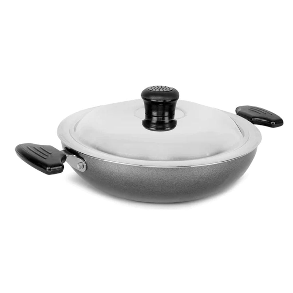 Sowbaghya Nonstick Gift Set 7 Pcs (Dosa Tawa, Fry Pan, Kadai With Lid, Saucepan With Lid And Tadka Pan) With Thickness 2.6mm NS01