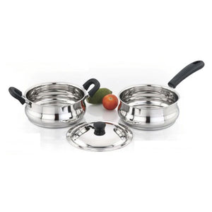 Sowbaghya Ultima Induction Base Stainless Steel Gift Set 3Pcs ISS07 