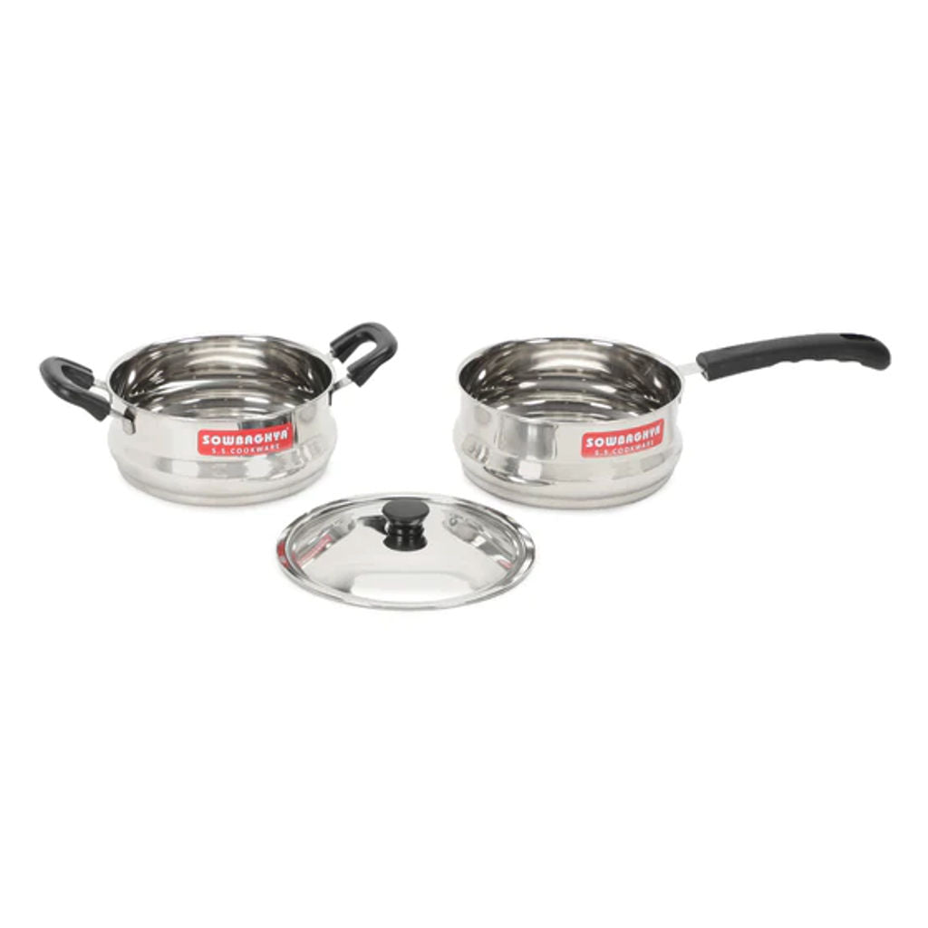 Sowbaghya Ultima Induction Base Stainless Steel Gift Set 3Pcs ISS07