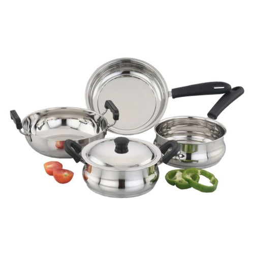 Sowbaghya Ultima Induction Base Stainless Steel Gift Set 5Pcs ISS08 
