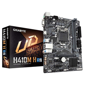 Gigabyte H410M H Ultra Durable Motherboard With 8118 Gaming LAN, Anti-Sulfur Resistor & Smart Fan 